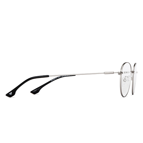 Vincent Chase Online Silver Full Rim Round left side