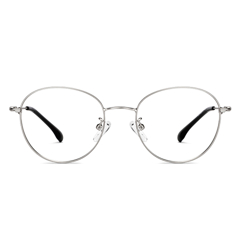Vincent Chase Online Silver Full Rim Round left side