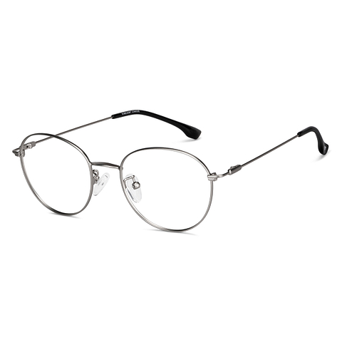 Vincent Chase Silver Full Rim Round right side