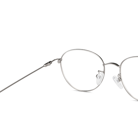 Vincent Chase Silver Full Rim Round right side