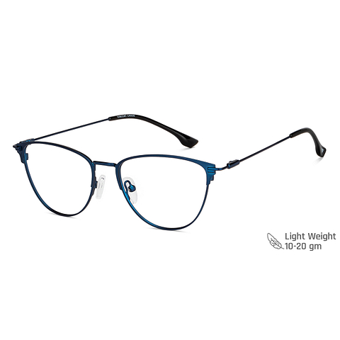 Vincent Chase Online Sky Blue Full Rim Cat Eye right side