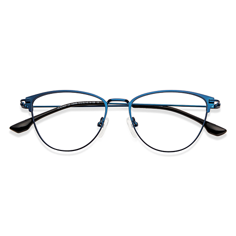 Vincent Chase Online Sky Blue Full Rim Cat Eye left side