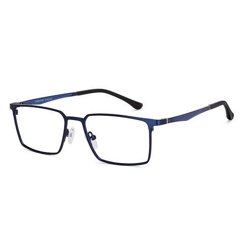 Vincent Chase Online Sky Blue Full Rim Rectangle right side
