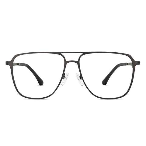 Vincent Chase Online Black Full Rim Aviator left side