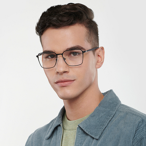 Vincent Chase Online Black Full Rim Square right side