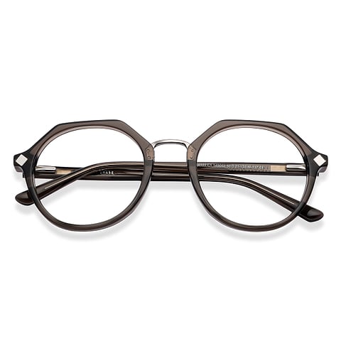 Vincent Chase Online Black Transparent Full Rim Geometric left side