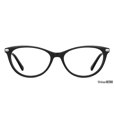 Vincent Chase Online Black Full Rim Cat Eye left side