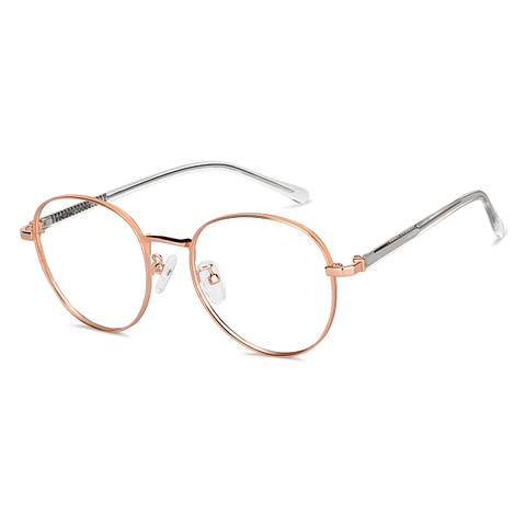 Vincent Chase Online Rose Gold Full Rim Round left side