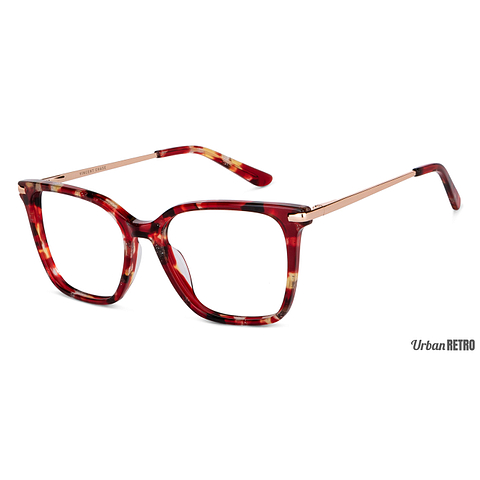 Vincent Chase Online Red Transparent Full Rim Square right side