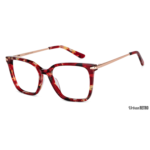 Vincent Chase Online Maroon Transparent Full Rim Square right side