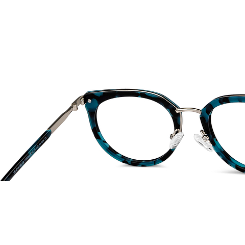 Vincent Chase Online Silver Blue Black Full Rim Round right side