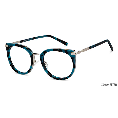 Vincent Chase Online Silver Blue Black Full Rim Round right side