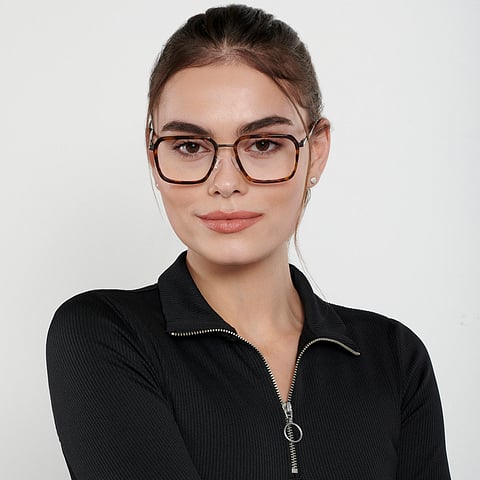 Vincent Chase Online Light Brown Full Rim Square left side