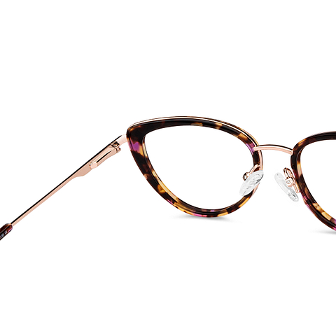 Vincent Chase Online Gold Full Rim Cat Eye right side