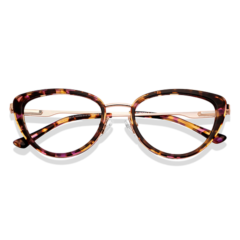 Vincent Chase Online Gold Full Rim Cat Eye left side