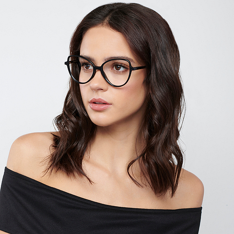 Vincent Chase Online Black Full Rim Cat Eye right side