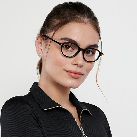 Vincent Chase Online Black Full Rim Geometric right side