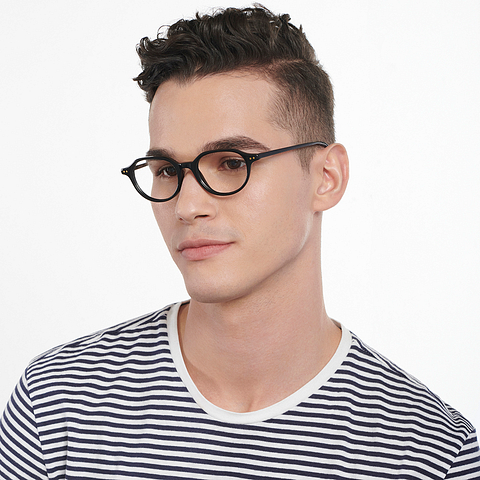 Vincent Chase Online Black Full Rim Geometric left side