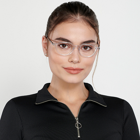 Vincent Chase Online Transparent Full Rim Geometric right side