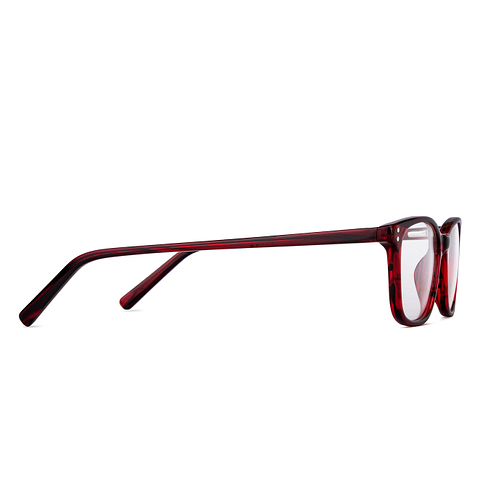 Vincent Chase Online Maroon Transparent Full Rim Rectangle left side