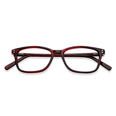 Vincent Chase Online Red Transparent Full Rim Rectangle left side