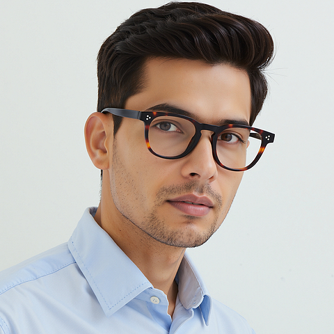 Vincent Chase Online Brown Demi Full Rim Square right side