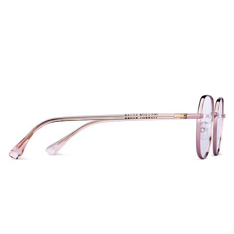 Vincent Chase Pink Full Rim Round left side