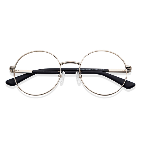 Vincent Chase Online Silver Full Rim Round left side