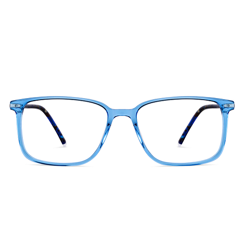 Vincent Chase Blue Full Rim Rectangle left side