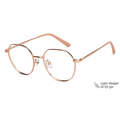 Vincent Chase Gold Full Rim Round right side