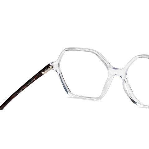 Vincent Chase Online Crystal Transparent Full Rim Geometric right side
