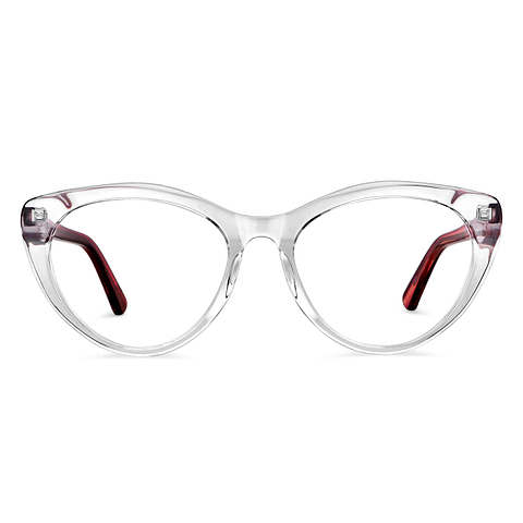 Vincent Chase Online Crystal Transparent Full Rim Cat Eye left side