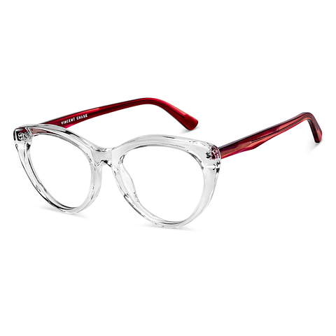 Vincent Chase Online Crystal Transparent Full Rim Cat Eye right side