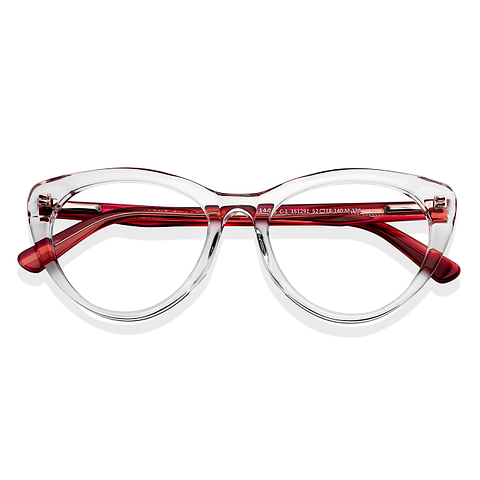 Vincent Chase Online Crystal Transparent Full Rim Cat Eye left side