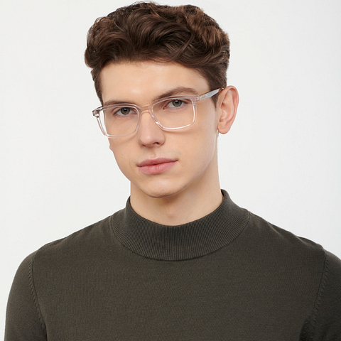 Vincent Chase Online Crystal Transparent Full Rim Rectangle right side
