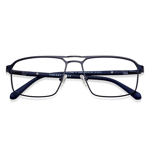 Vincent Chase Online Sky Blue Full Rim Square left side