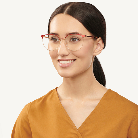 Vincent Chase Online Gold Full Rim Round left side