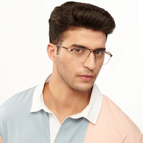 Vincent Chase Online Gold Full Rim Square left side