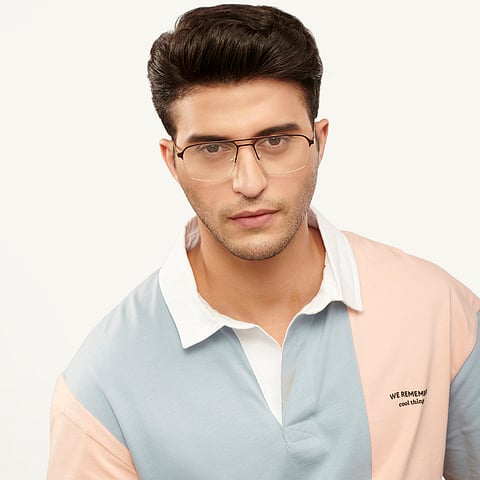 Vincent Chase Online Gold Full Rim Square right side
