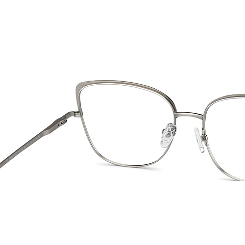 Vincent Chase Online Silver Full Rim Cat Eye right side