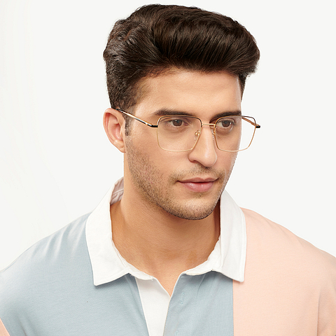 Vincent Chase Online Black Full Rim Square left side