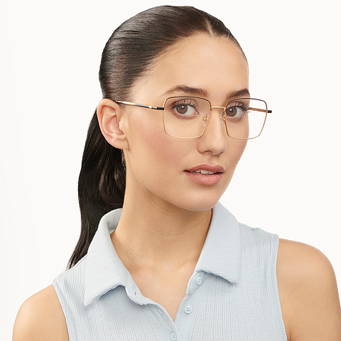 Vincent Chase Online Black Full Rim Square right side