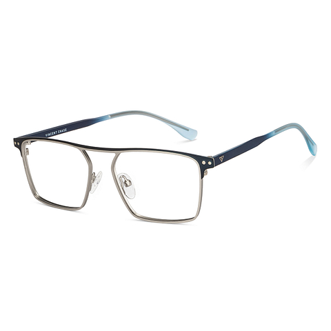 Vincent Chase Online Silver Full Rim Rectangle right side