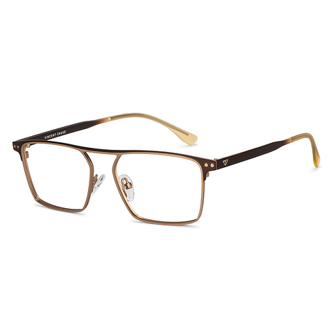 Vincent Chase Online Gold Full Rim Rectangle right side