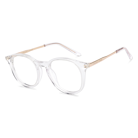 Buy Crystal Silver Full Rim Round Vincent Chase Blend Edit VC