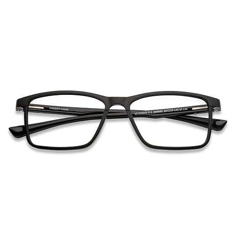 Vincent Chase Online Black Full Rim Rectangle left side
