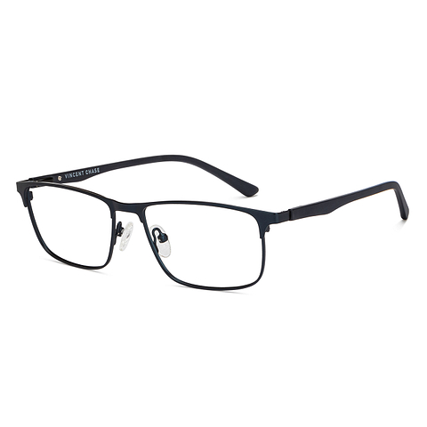 Vincent Chase Online Sky Blue Full Rim Rectangle left side