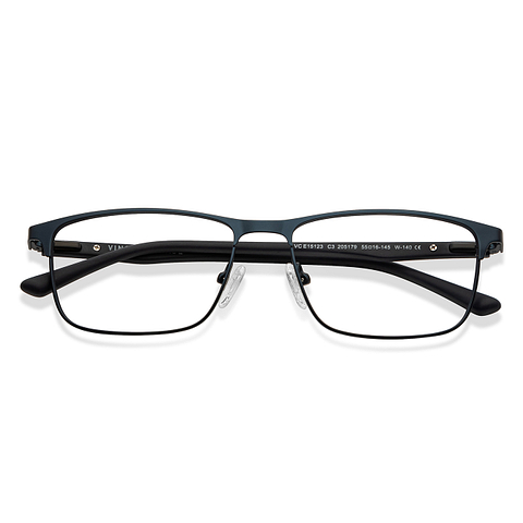 Vincent Chase Online Sky Blue Full Rim Rectangle left side