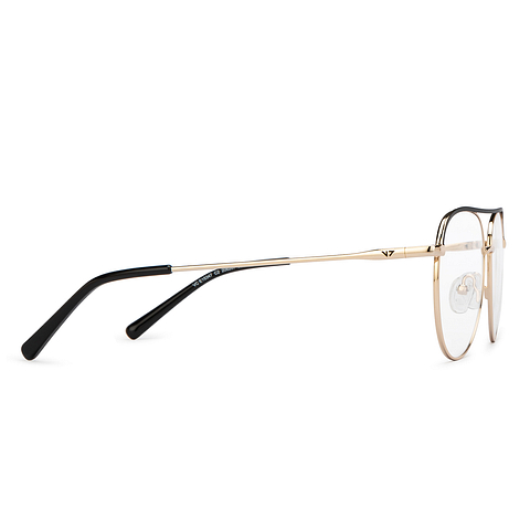 Vincent Chase Online Black Full Rim Aviator left side