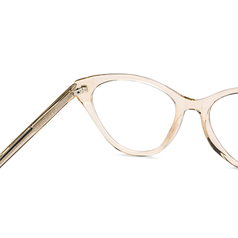 Vincent Chase Online Brown Transparent Full Rim Cat Eye right side